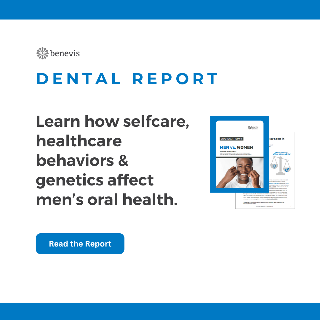 Dental report - learn how self care, health care behaviors, and genetics affect men's oral health